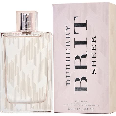 burberry brit sheer edt 100ml|burberry brit sheer walmart.